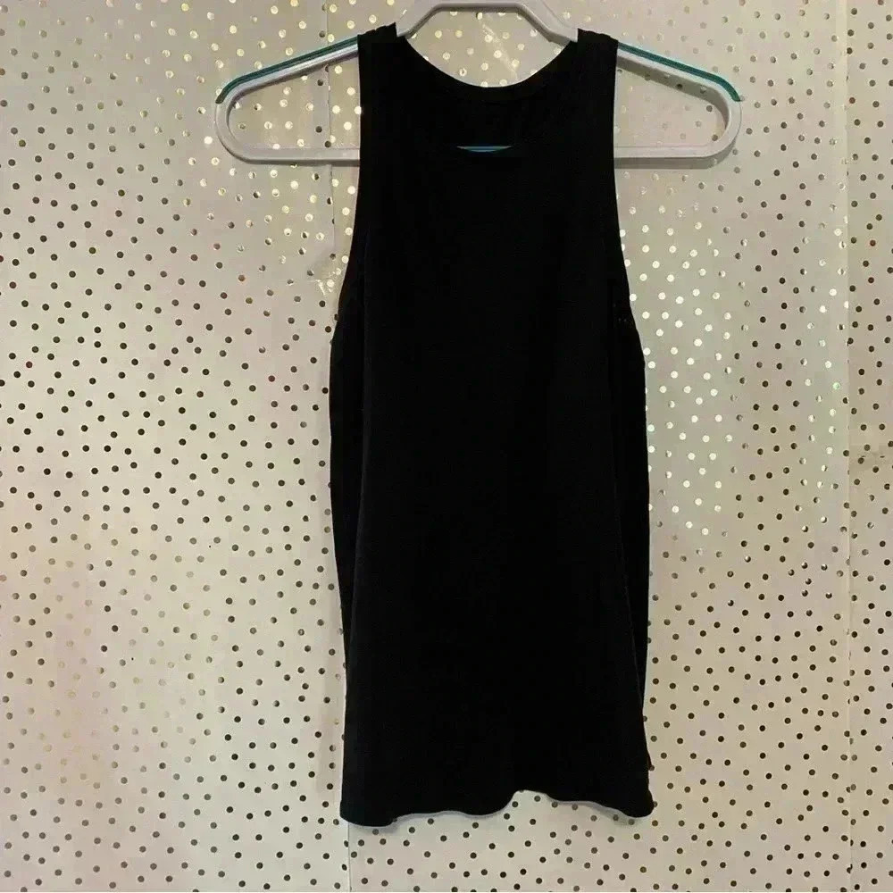 Lululemon Black Tank Open Back